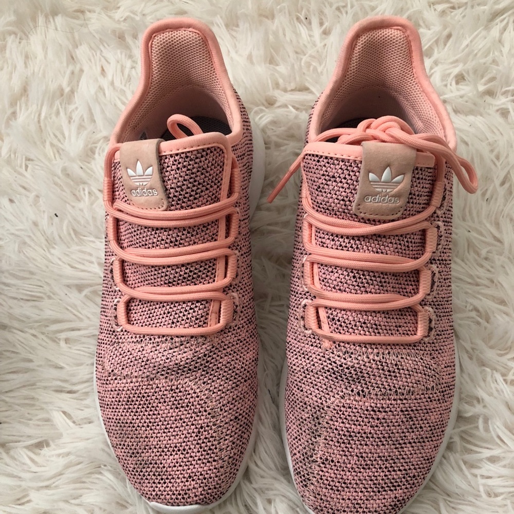 Women’s adidas pink tubular shadow shoes